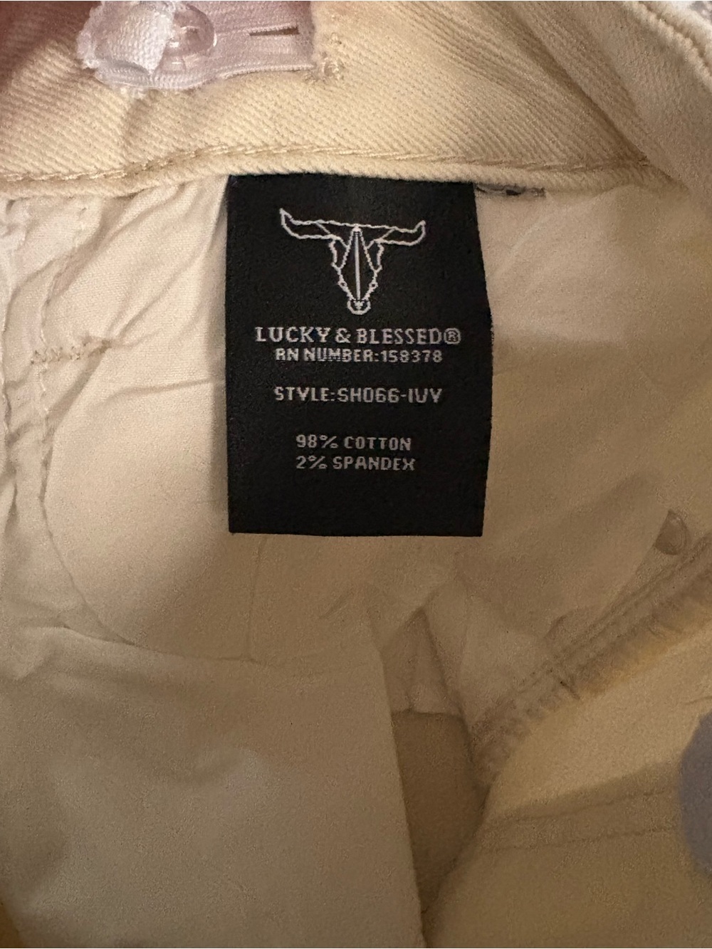 Lucky & Blessed•Distressed Bermuda Shorts - Picture 4 of 6